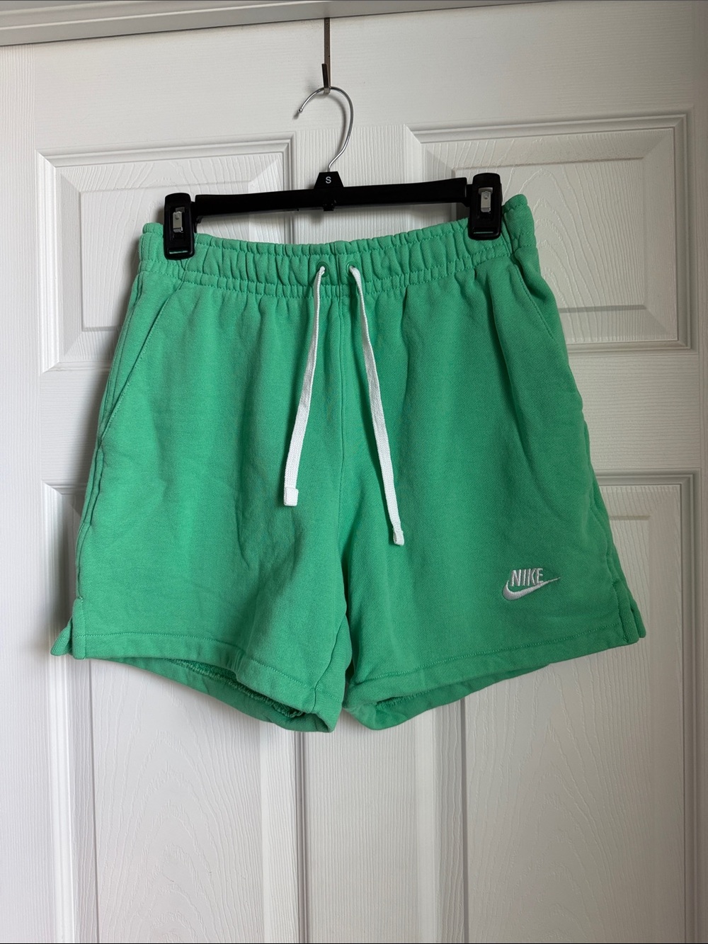 Nike Women's Green Drawstring Athletic Shorts